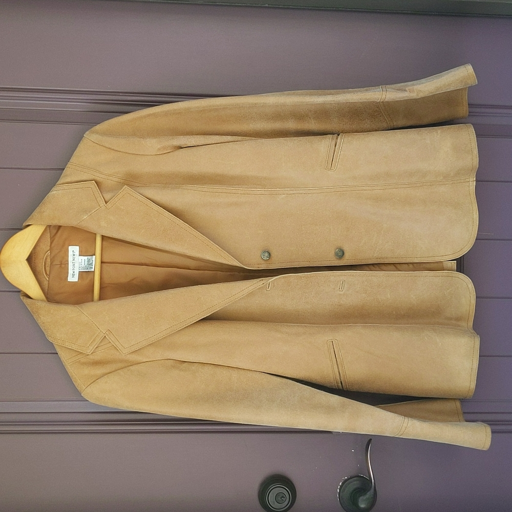 VINTAGE leather blazer